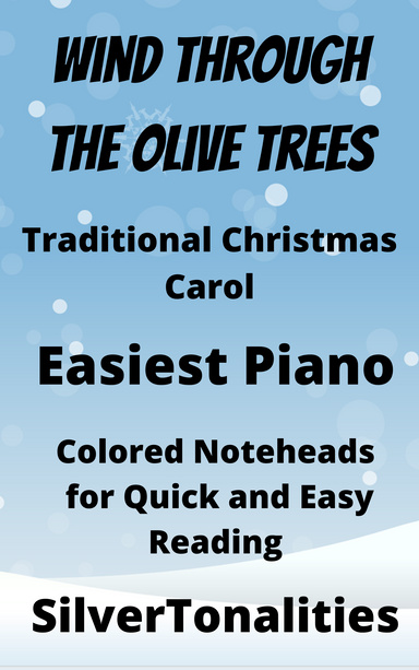 The Wind Through the Olive Trees Easy Piano Sheet Music with Colored Notation