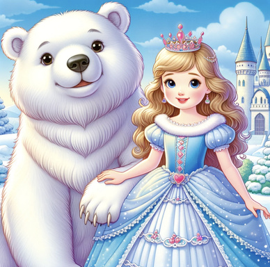 Ava and the white bear