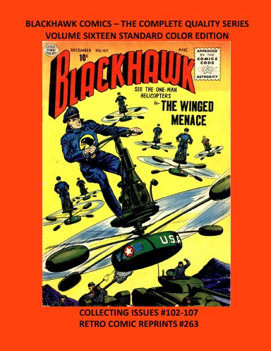 BLACKHAWK COMICS – THE COMPLETE QUALITY SERIES VOLUME SIXTEEN STANDARD COLOR EDITION