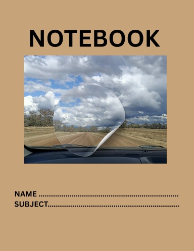 Cloud Sky Notebook: A4 Ruled Lines, Large