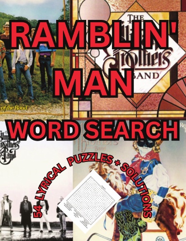 RAMBLIN' MAN WORD SEARCH WORD SEARCH