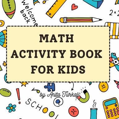 Math activity book for kids