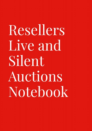 Auction Resellers Notebook