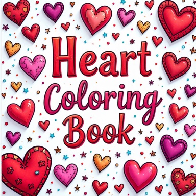Heart Coloring Book