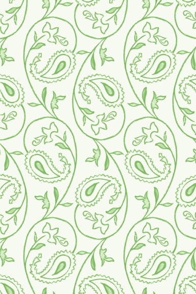 Green Leaf Lined Spiral Notebook