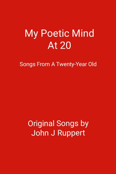 My Poetic Mind At 20