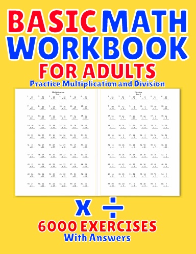 Basic Math Workbook for Adults