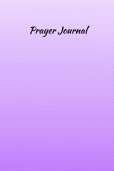 Light Purple Ombre Prayer Journal