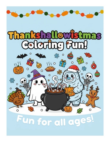 Thankshallowistmas Coloring Fun!
