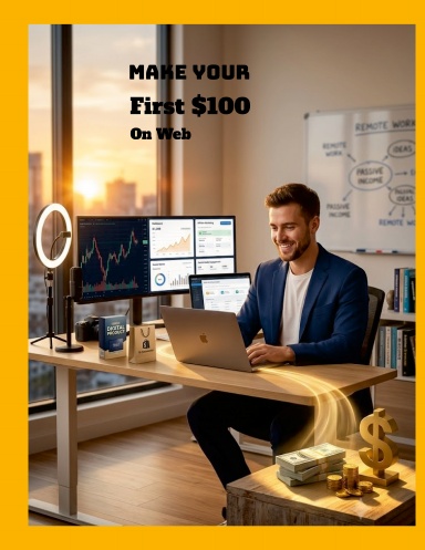 A Beginner's Step-by-Step Guide to Making Your First $100 Income on the Internet