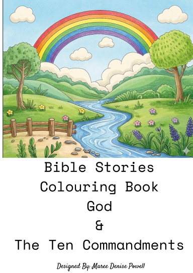 Bible Stories Colouring Book - God and The Ten Commandments
