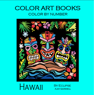 Hawaii - Color By Number Book