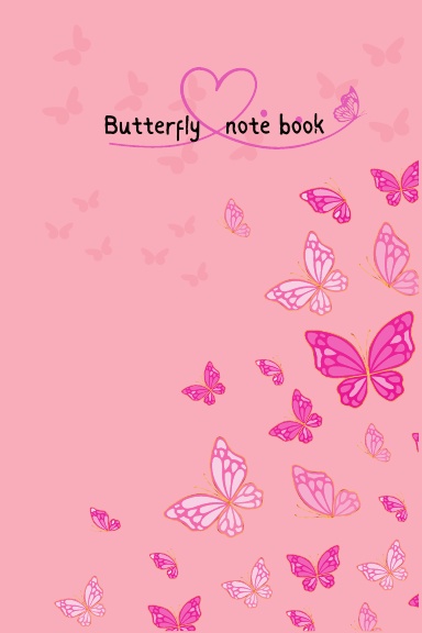 Butterfly note book