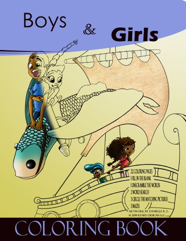 Boys & Girls Coloring Book