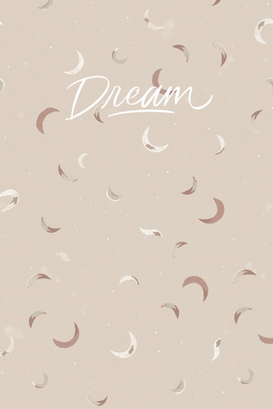 Minimal Crescent Moons Dream Journal | Dream Log & Reflection Notebook