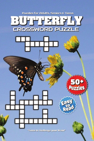 Butterfly Crossword Puzzle Book