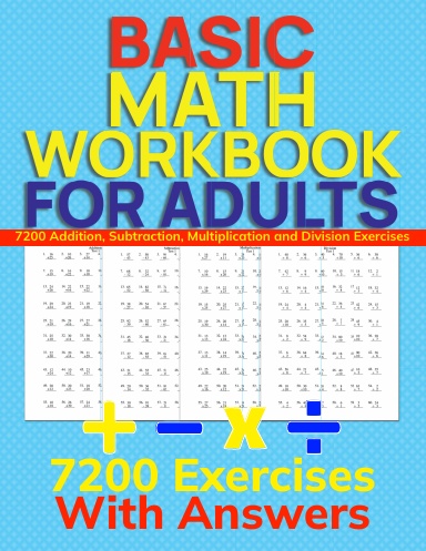 Basic Math Workbook for Adults
