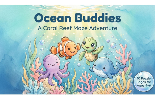 Underwater Maze Adventure for Kids