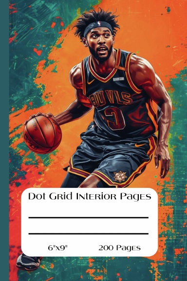 Dot Grid Interior Pages, 6"x9",200 Pages