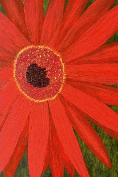 Notebook - Red Flower