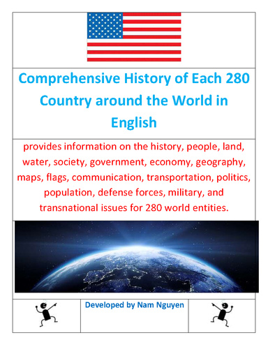 History of Each 280 Country around the World