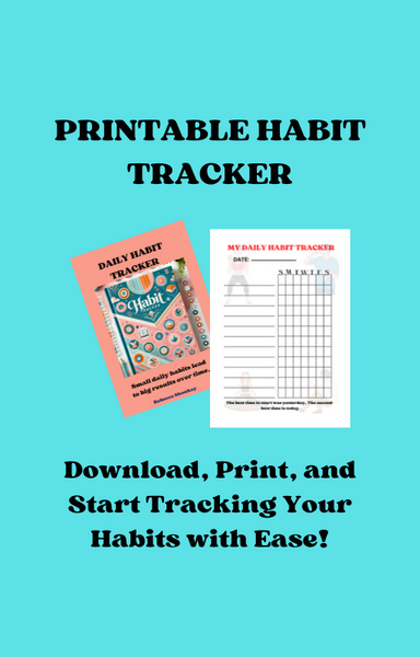 Daily Habit Tracker - Printable