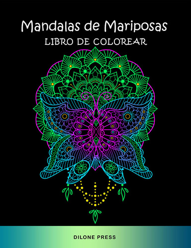 Mandalas de Mariposas Libro de Colorear