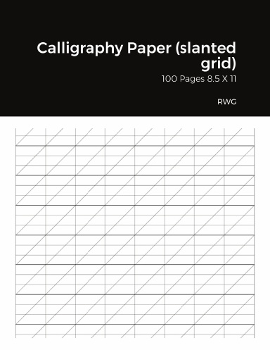 Calligraphy Paper (slanted grid)