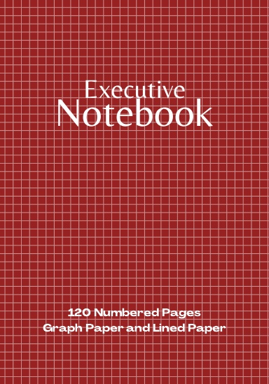 Coil Bound Executive Graph Paper Notebook with Numbered Pages