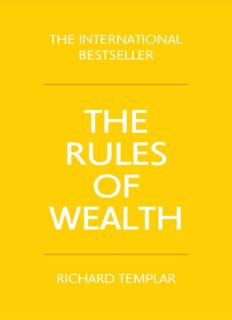 The rules of wealth : a personal code for prosperity and plenty