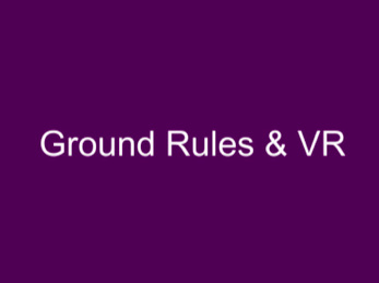 Ground Rules