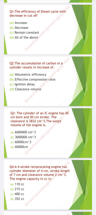 Mechanical engineering previous year questions