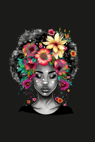 Black Wildflower