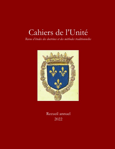 Cahiers de l'Unité – Recueil annuel 2022 – vol VII