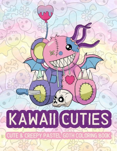 Pastel Goth Cute Coloring Book: Creepy Kawaii Colouring Book WIth Adorable  And Spooky Coloring Pages (Paperback)