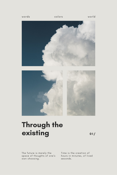 Through the existing