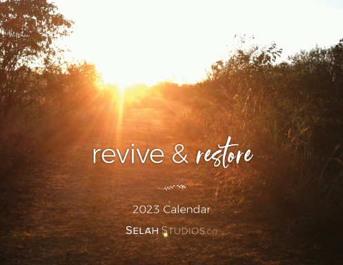 2023 Wall Calendar - Revive & Restore