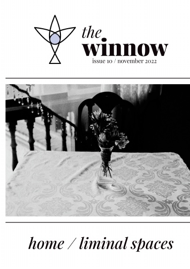 the winnow's dual-theme issue, home / liminal space