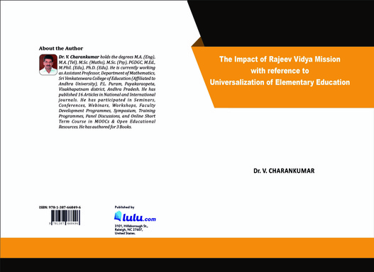 THE IMPACT OF  RAJEEV VIDYA MISSION WITH REFERENCE TO UNIVERSALIZATION OF ELEMENTARY EDUCATION