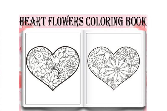 Heart Adult Coloring Book