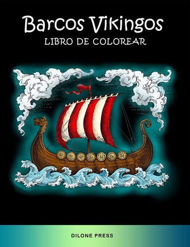 Barcos Vikingos Libro de Colorear