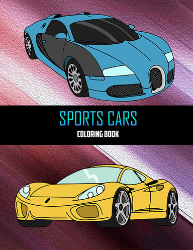 Sports Cars Coloring Book: Volume 3