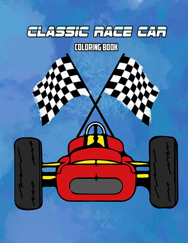 Classic Race Car Coloring Book