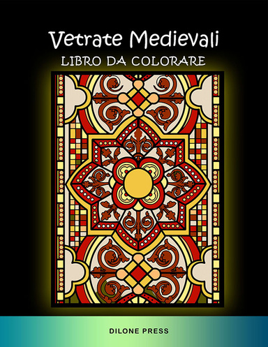 Vetrate Medievali Libro da Colorare