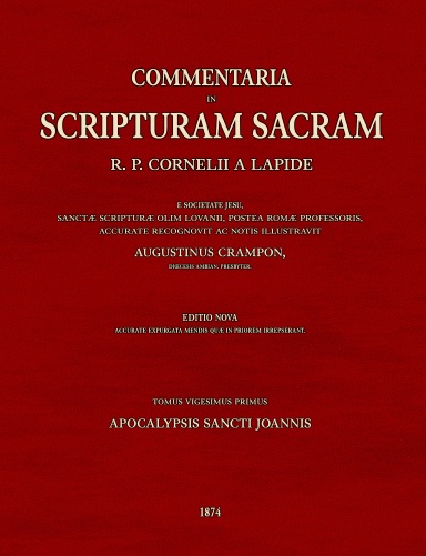 Commentaria in Scripturam Sacram T21, Apocalypsis Sancti Joannis