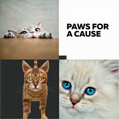 PAWS FOR A CAUSE.