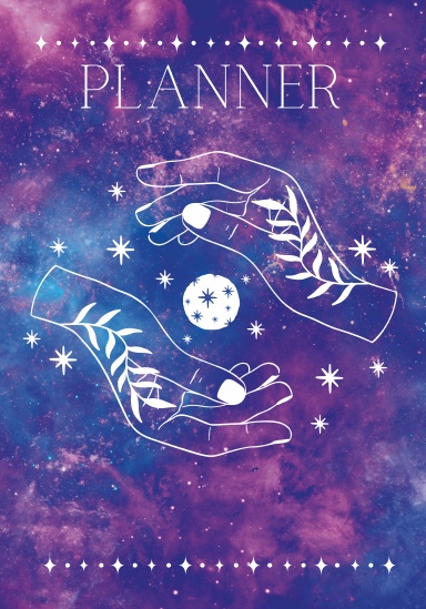 12 Month Weekly planner for notes and dotted pages