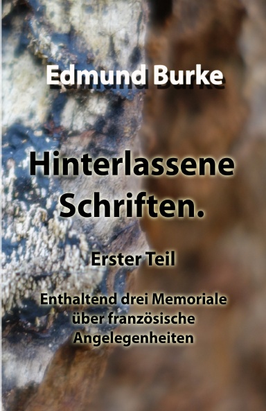 Hinterlassene Schriften. Erster Teil