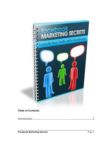 facebook  marketing secrets