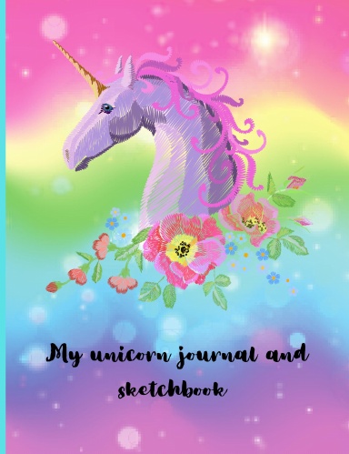 My unicorn journal and sketchbook